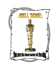 English Worksheet: oscar award