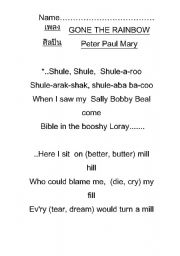 English Worksheet: Listening  test