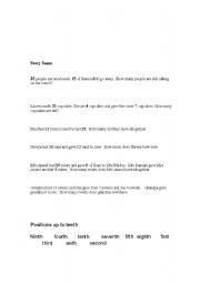 English Worksheet: Maths General Worksheet