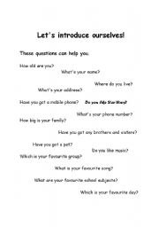 English worksheet: Personal Information - Identity Cards