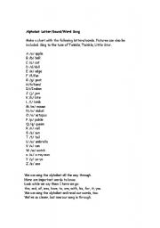 English Worksheet: ALPHABET READING