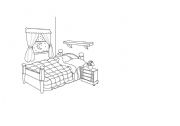 English Worksheet: ROOMS PICTURES