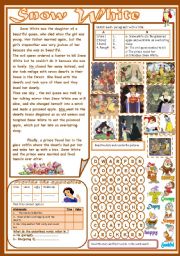 English Worksheet: Snow White