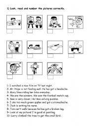 English Worksheet: Reading  