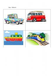 English Worksheet: transport 