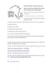 English Worksheet: Beauty and the Beast - Lesson plan