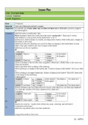 English Worksheet: Lesson plan 