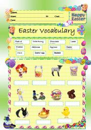 Easter vocabulary