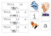 English worksheet: ai diagraph worksheet