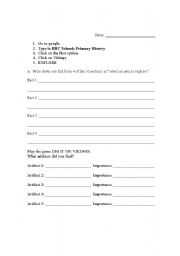 English Worksheet: BBC Vikings Exploration