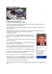 English Worksheet: cone-head helmet