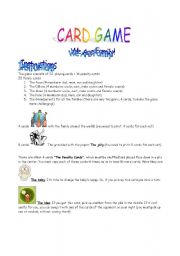 English Worksheet: Game: