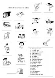 English Worksheet: imperative3