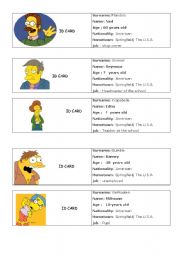 simpsons Identity card (2)