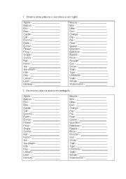 English Worksheet: GENERAL VOCABULARY