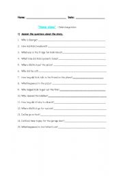 English worksheet: Video - Home alone (Interchange video)