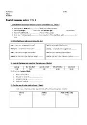 English worksheet: quiz: have got, one & ones, clothes vocabulary