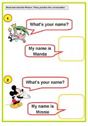 English Worksheet: Whats your name ?