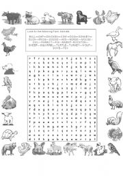 Farm Animals Soup Letter