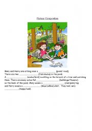 English Worksheet: Picture Composition