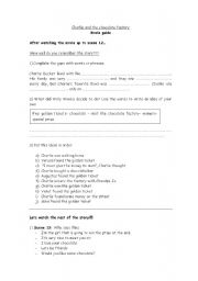 English Worksheet: Charlie and the chocolate factory, by Tim Burton. Movie guide
