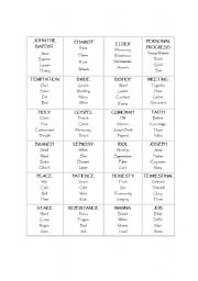 English worksheet: tabo