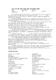English Worksheet: Life of Buddha movie worksheet