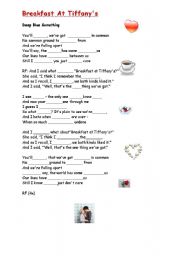 English worksheet: Breakfast at Tiffanys