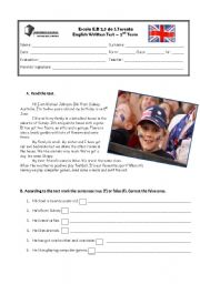 English Worksheet: House-English Written Test