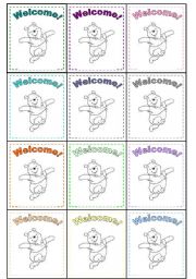English Worksheet: welcome back to school