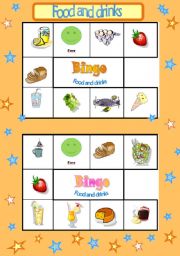 English Worksheet: BINGO GAME- PART6/8