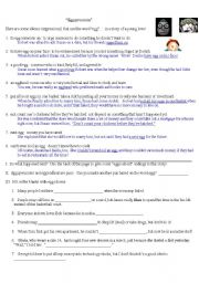 English Worksheet: 