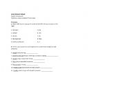 English Worksheet: personal pronouns practice