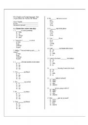 EFL Middle School Test