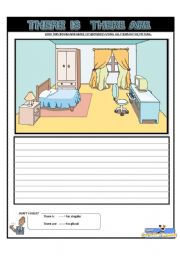 English Worksheet: There Is / There Are