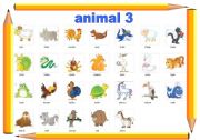 English Worksheet: animal 3