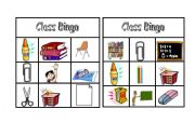 English Worksheet: Game: Bingo. Practising Classroom Vocabulary. doc2