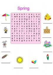 Spring Word Search