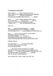English Worksheet: gap fill 