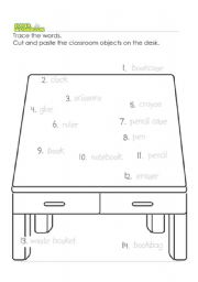 English Worksheet: In the Classroom 2