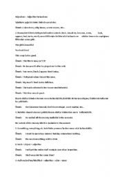 English Worksheet: Adjectives in Detail For Turkish Students with turkish explanations