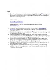 English Worksheet: Vocabulary