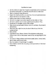 English Worksheet: Capitalisation