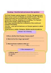 English worksheet: Winter sports 