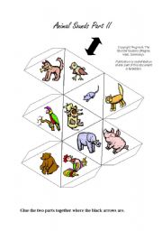 Animal Sounds 20 Animals Ball / Dice Game Part 2/2