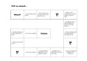 English Worksheet: Conversation board game