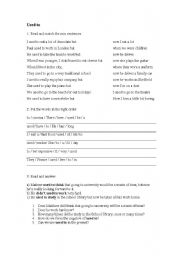 English worksheet: be used to