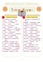 Tenses Review