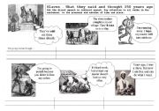 English Worksheet: Indirect Speech - What slaves might have thought and said