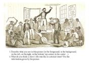 English Worksheet: Describing a picture - slave auction